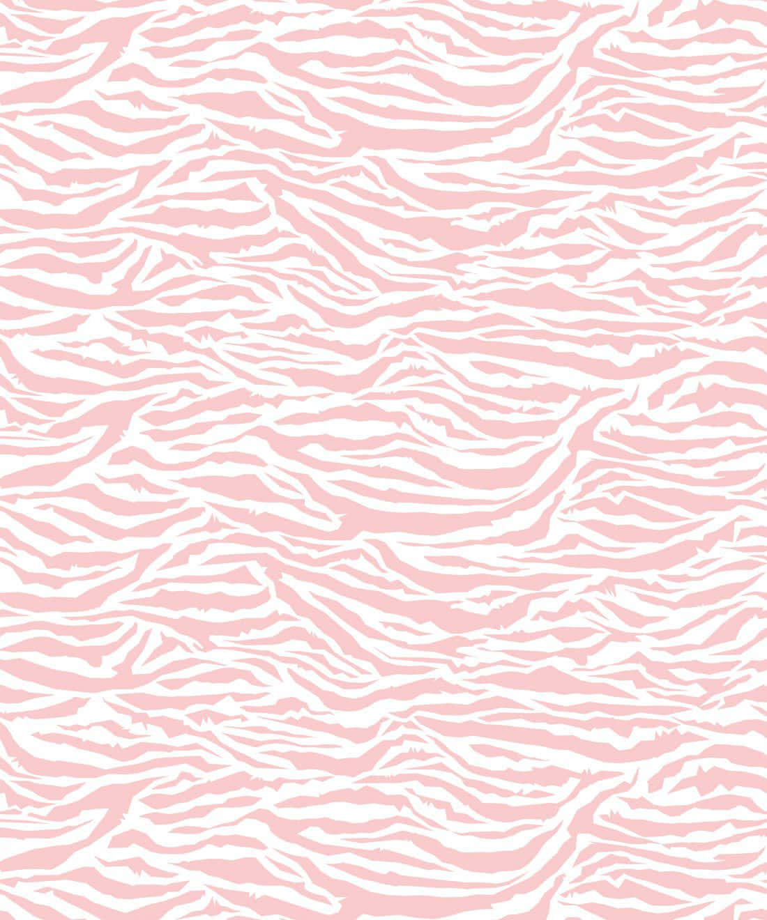 Colorful Stripes Of Pink Zebra Background