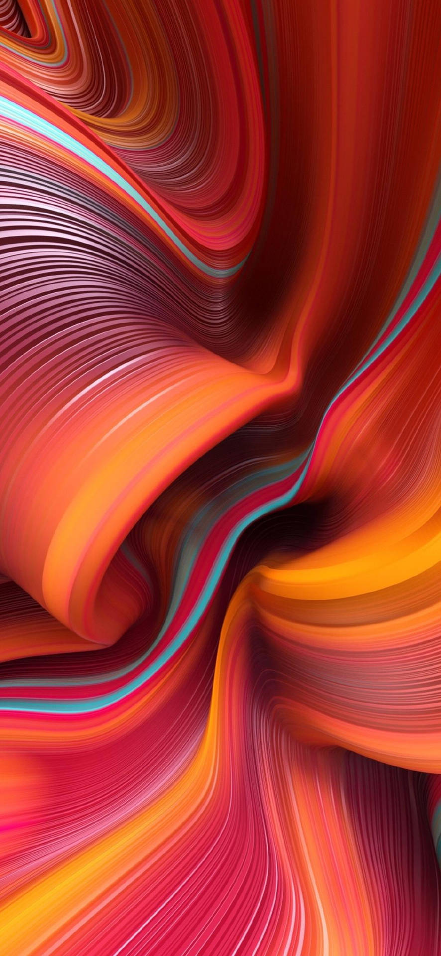 Colorful Swirl Redmi Note 9 Pro Background