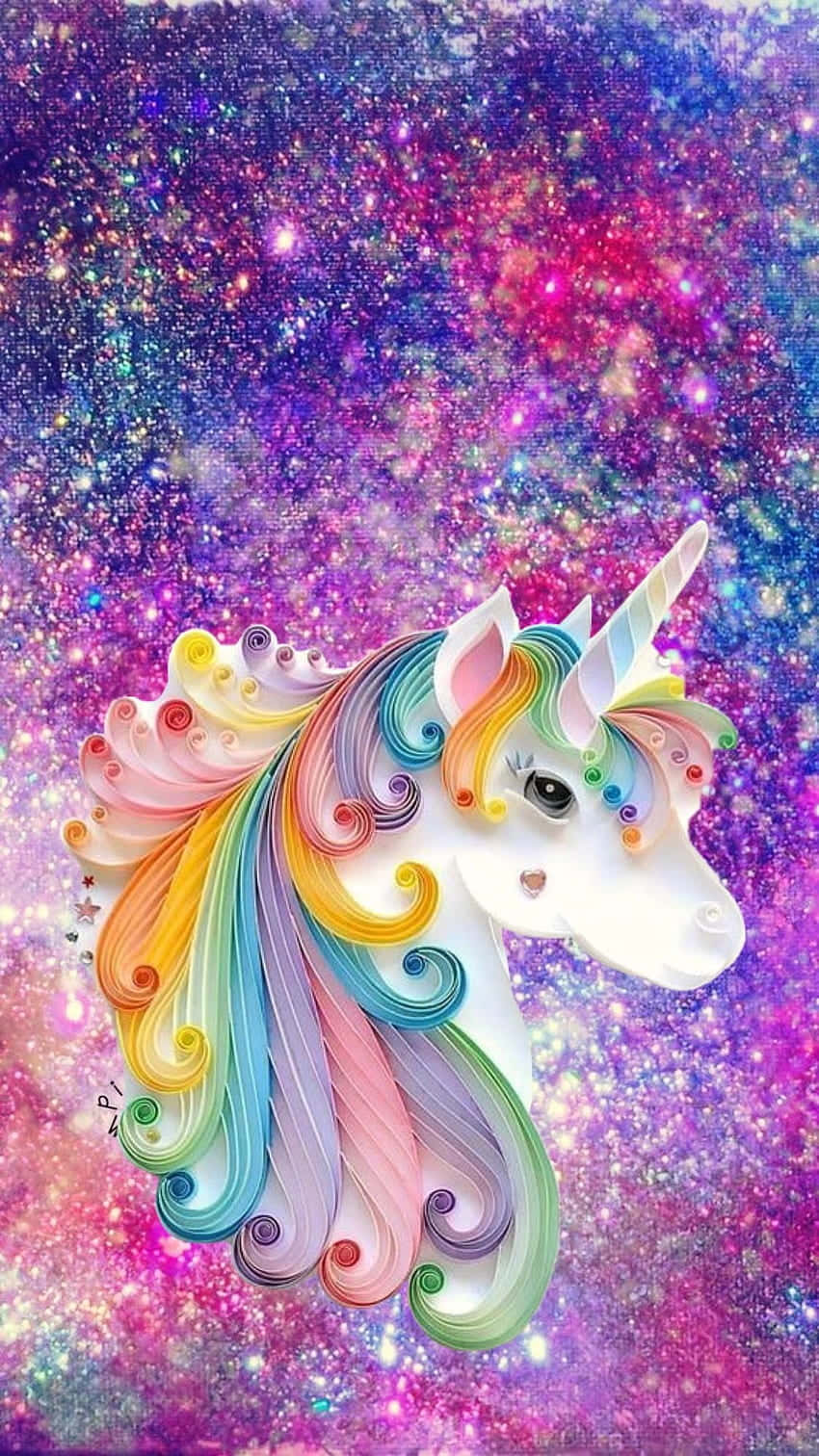 Colorful Unicorn Galaxy Background Background