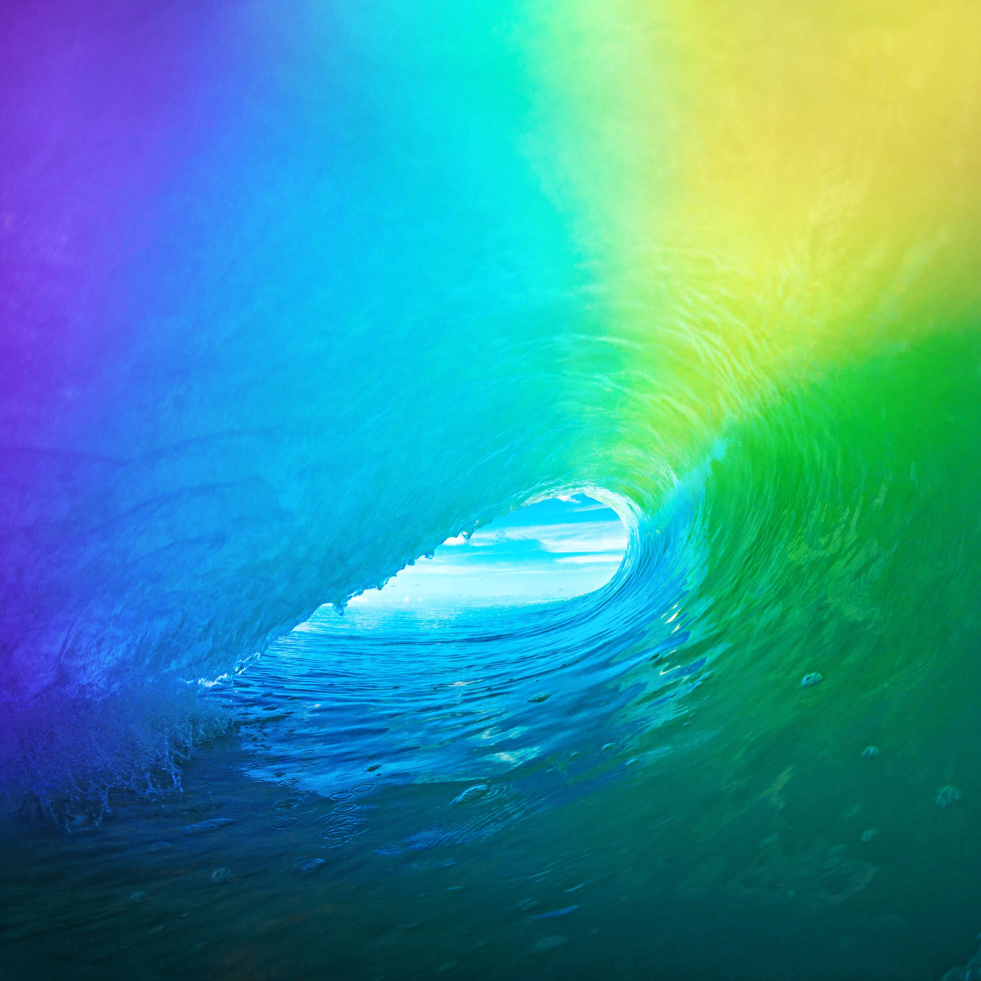 Colorful Wave Ipad Air 4 Background