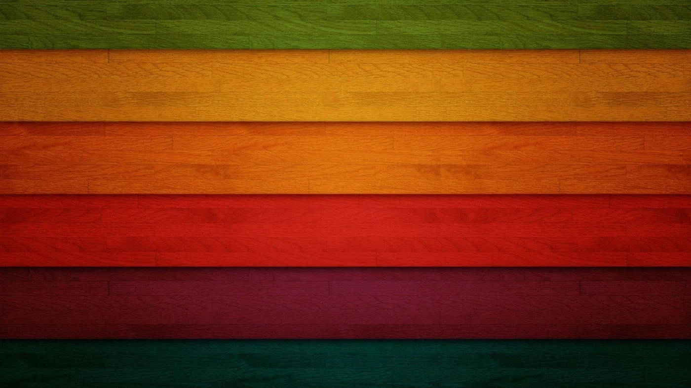 Colorful Wooden Panels Miui Background