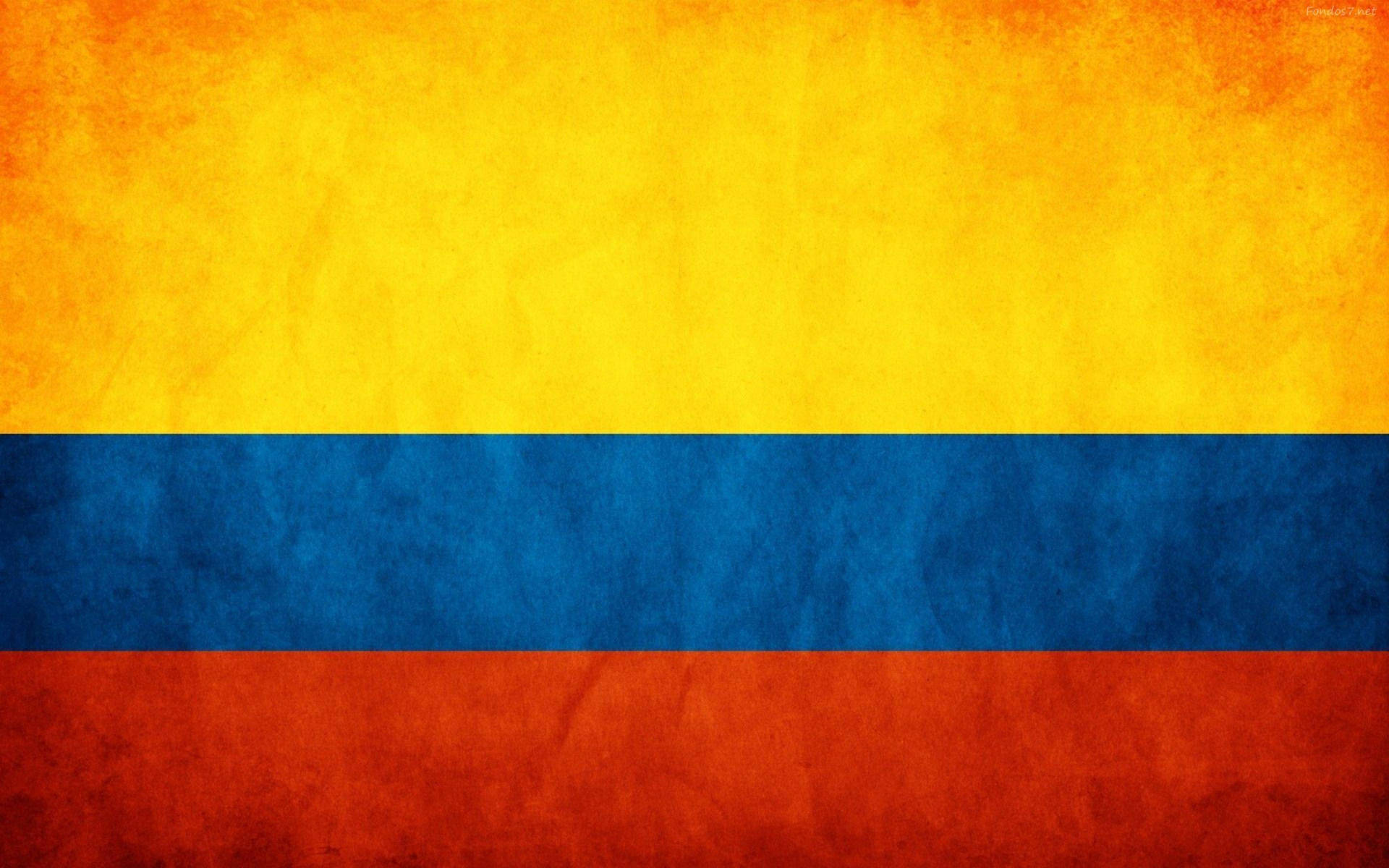 Colors Of Colombian Flag Background