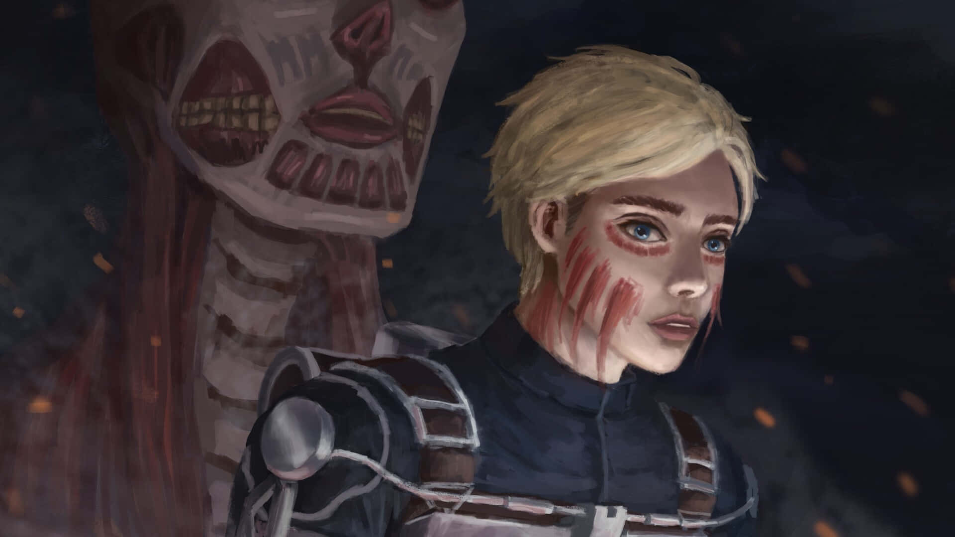 Colossal Titan - Armin Arlert Art Background