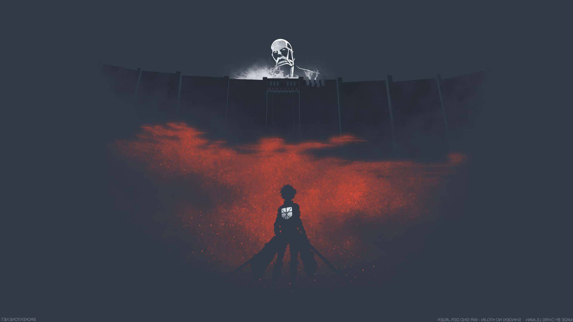 Colossal Titan Art Background
