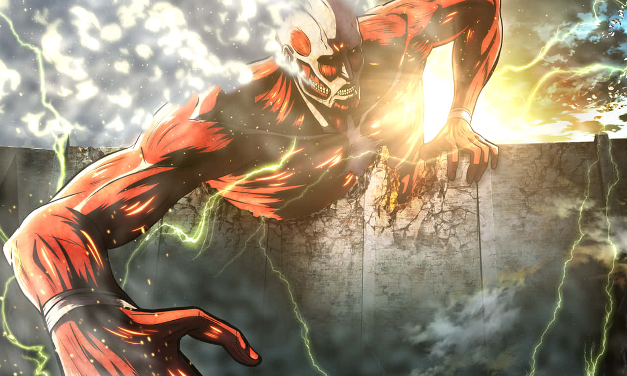 Colossal Titan Attacks Background