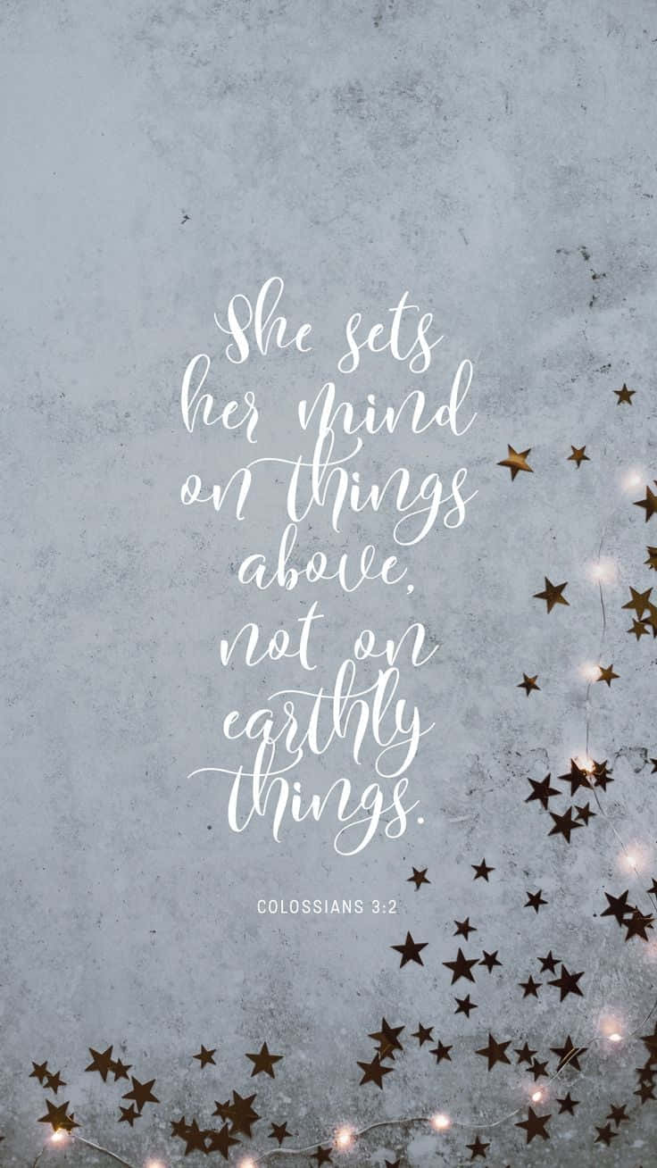 Colossians Christian Quotes Background