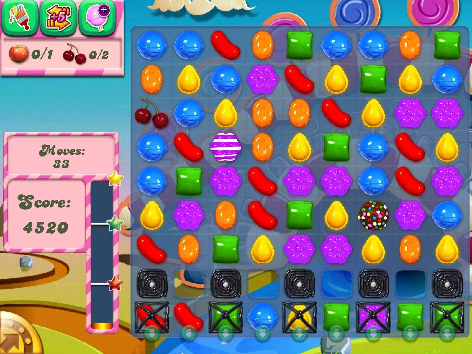 Colour Bomb Booster In Candy Crush Saga Background