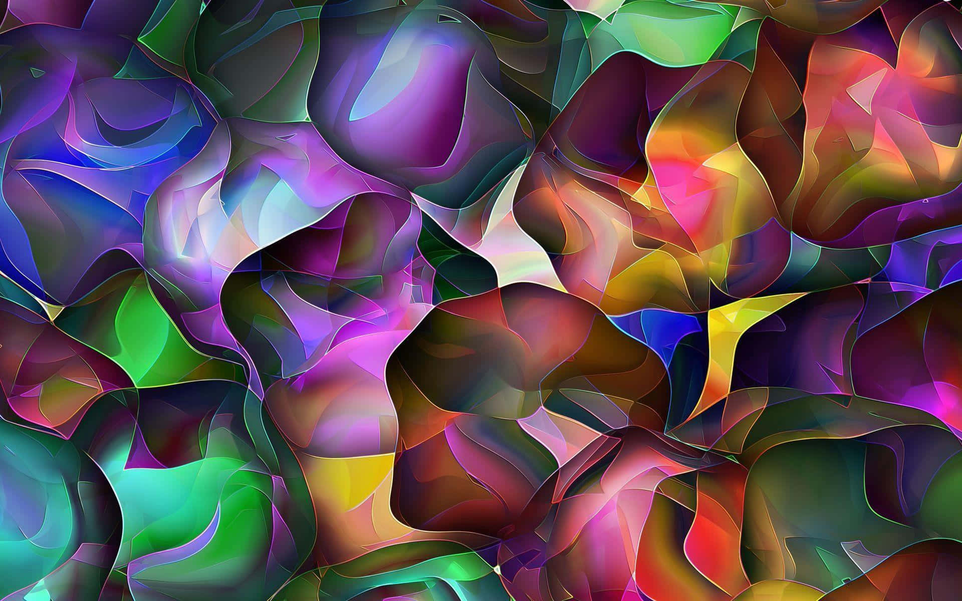 Colourful Abstract Art Background