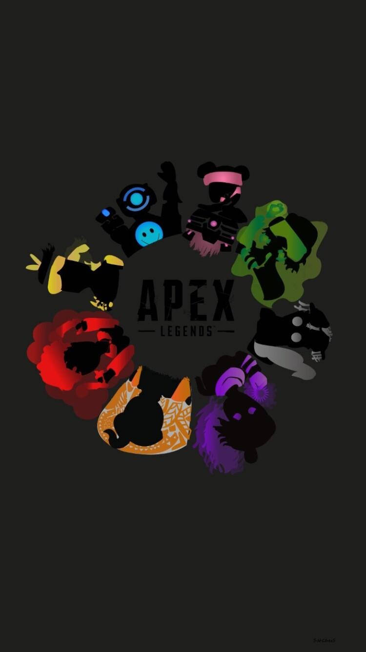 Colourful Class Characters Apex Legends Phone Background
