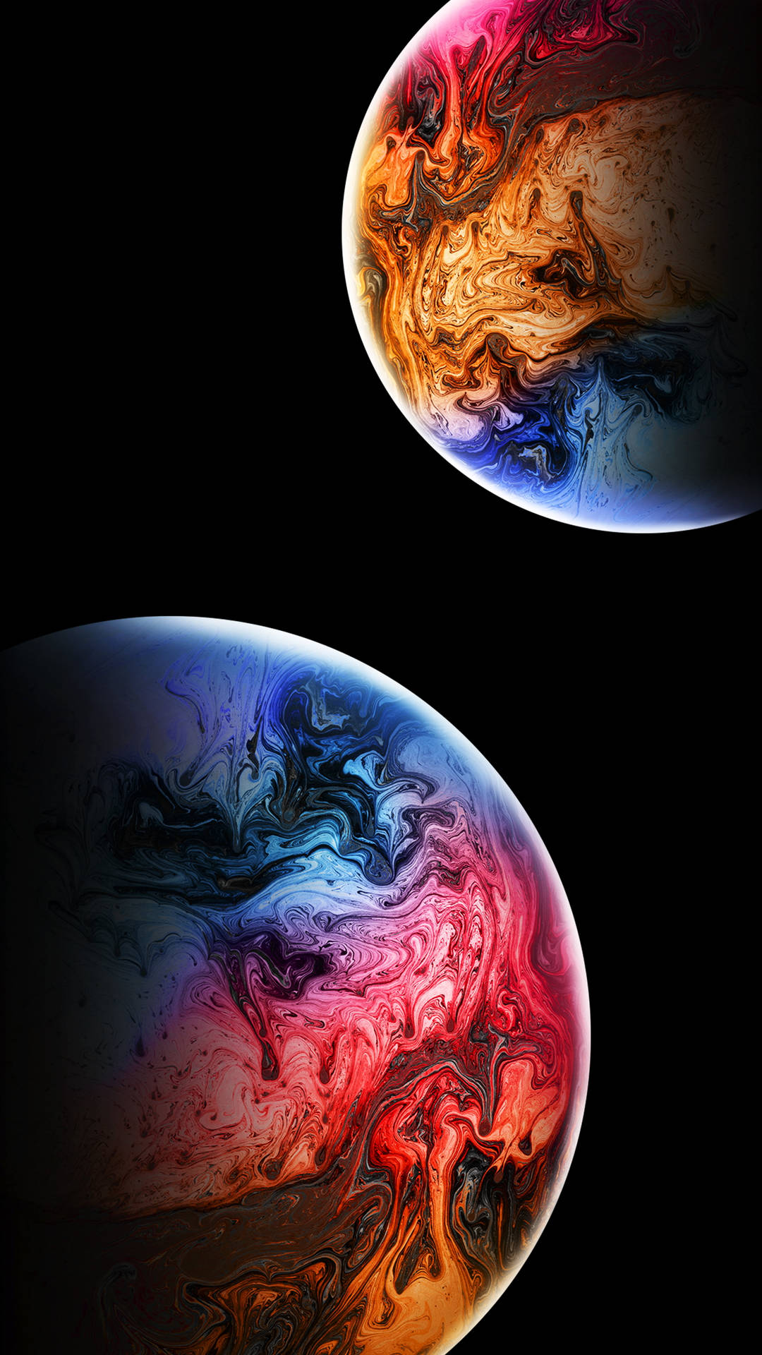 Colourful Planets 8k Phone Background