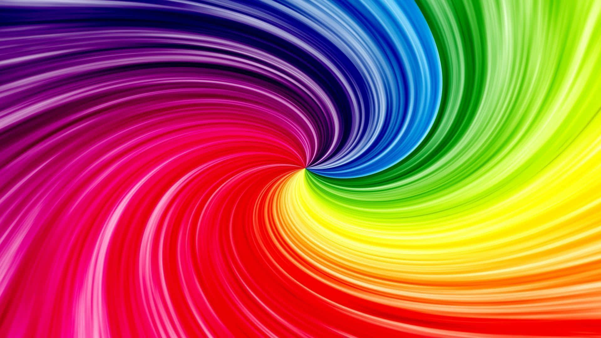 Colourful Rainbows Background