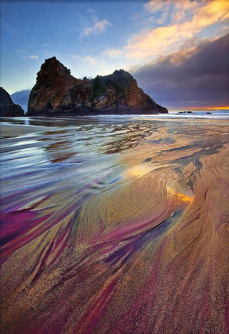 Colourful Sand Malibu Iphone Background