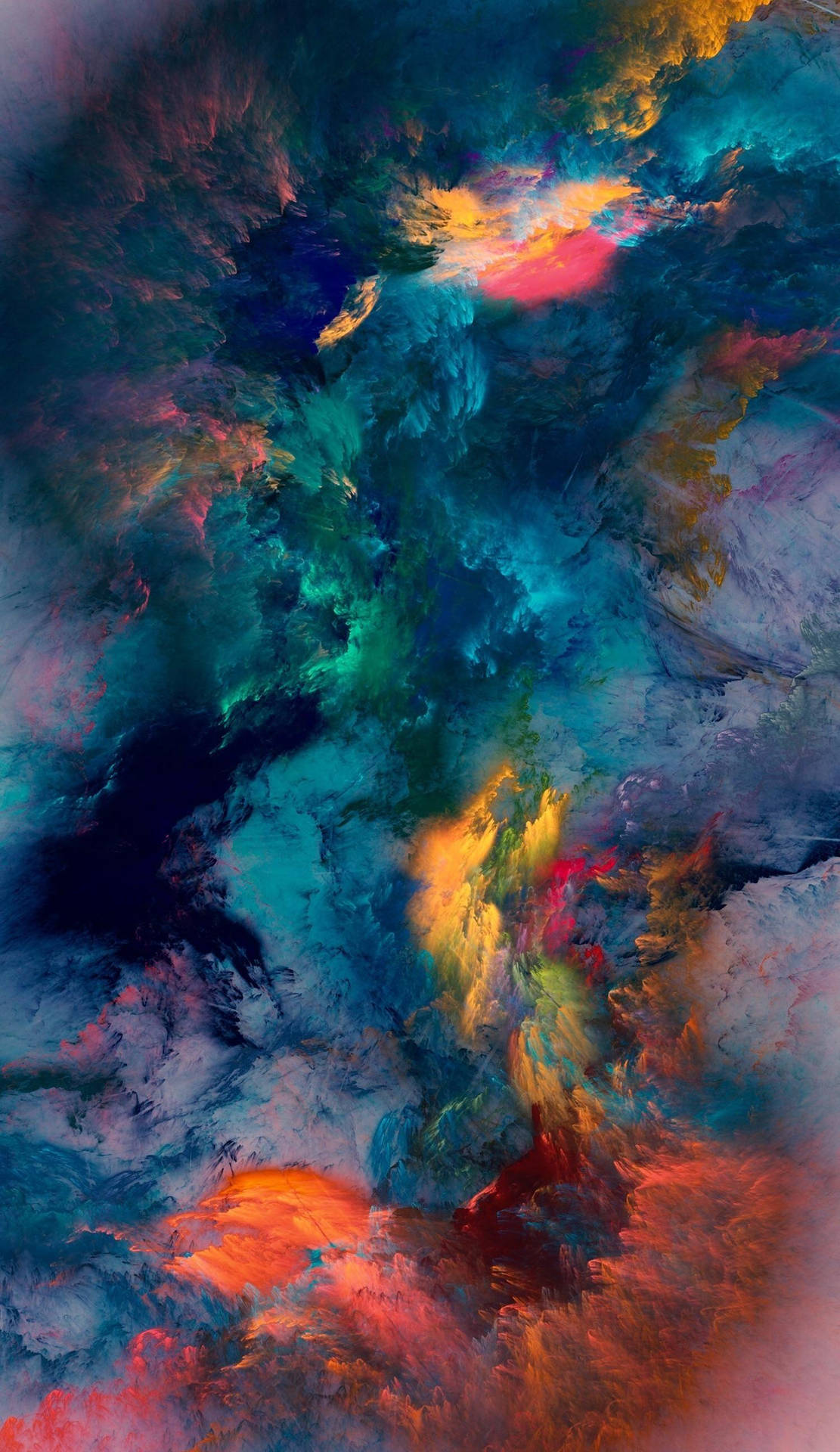 Colourful Smoke Iphone 6s Plus Background