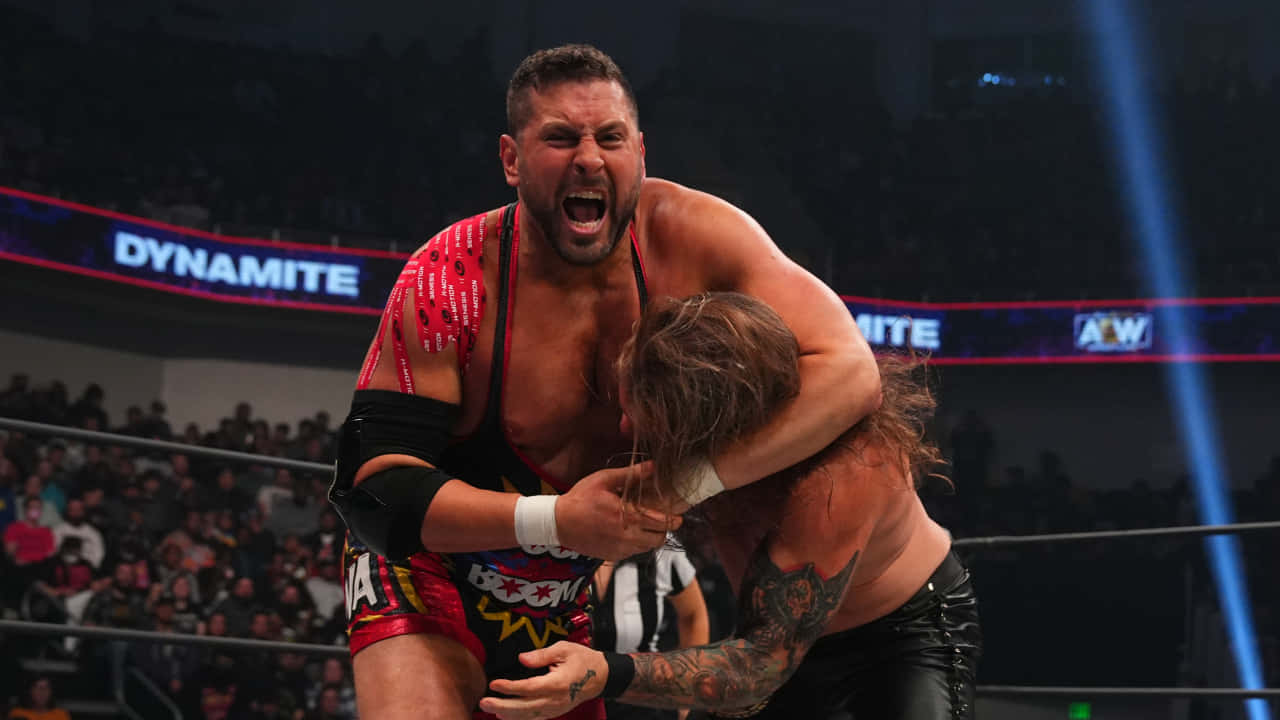 Colt Cabana Wrestling Match A E W Dynamite Background