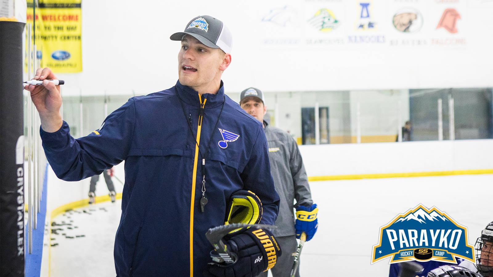 Colton Parayko Signing Autograph Background