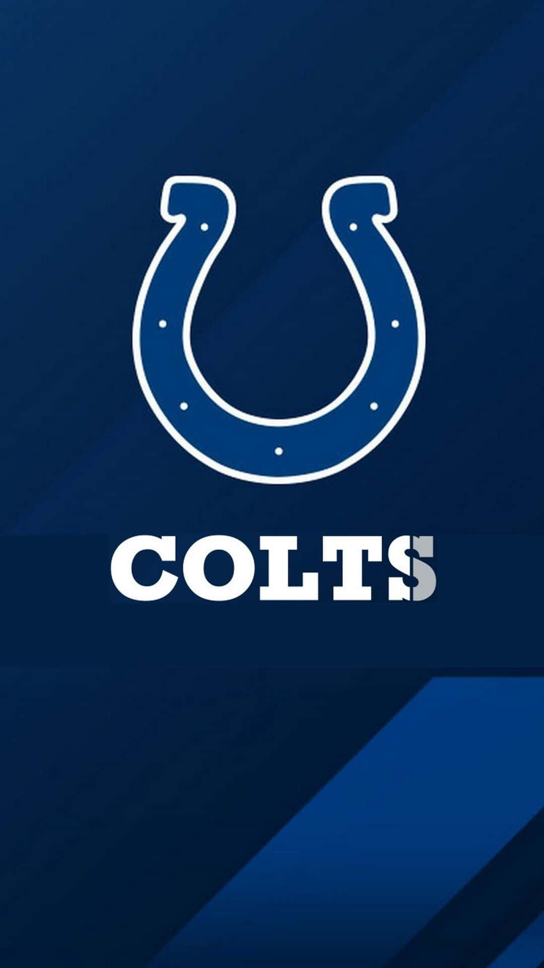 Colts Horseshoe Logo Phone Background