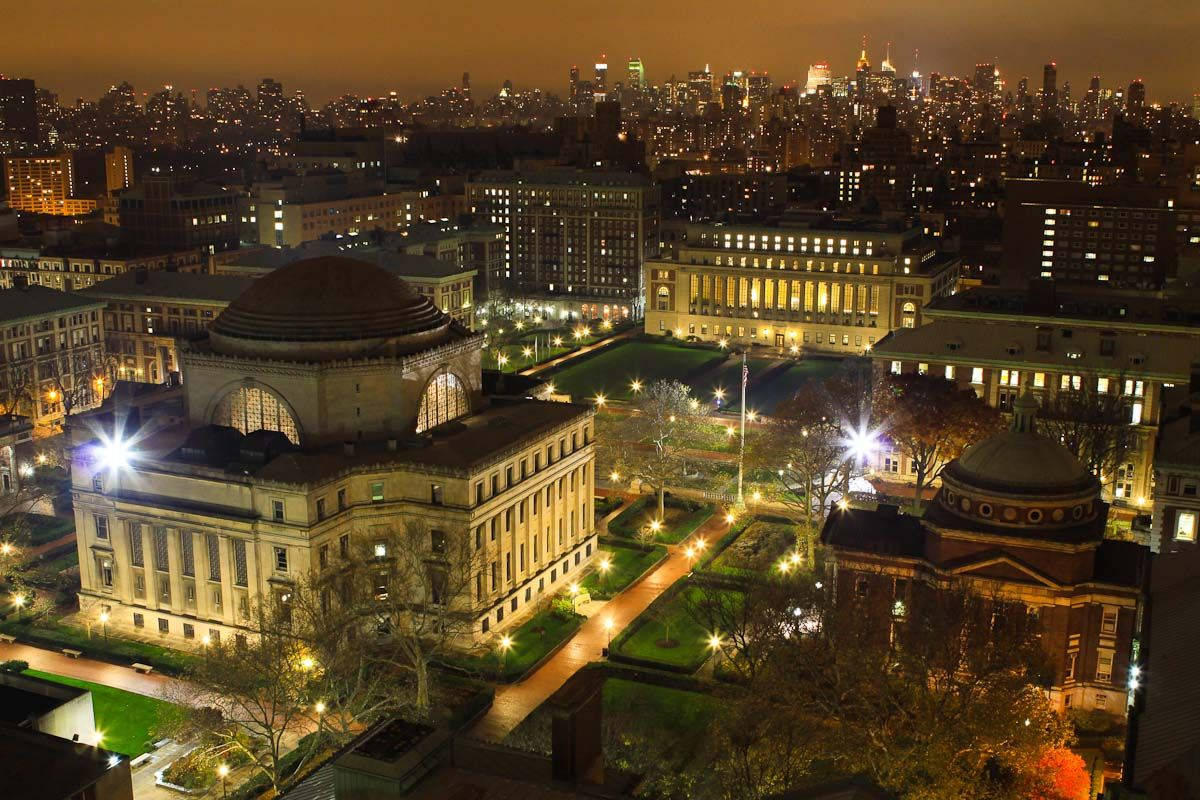 Columbia University Business School Aerial View Background