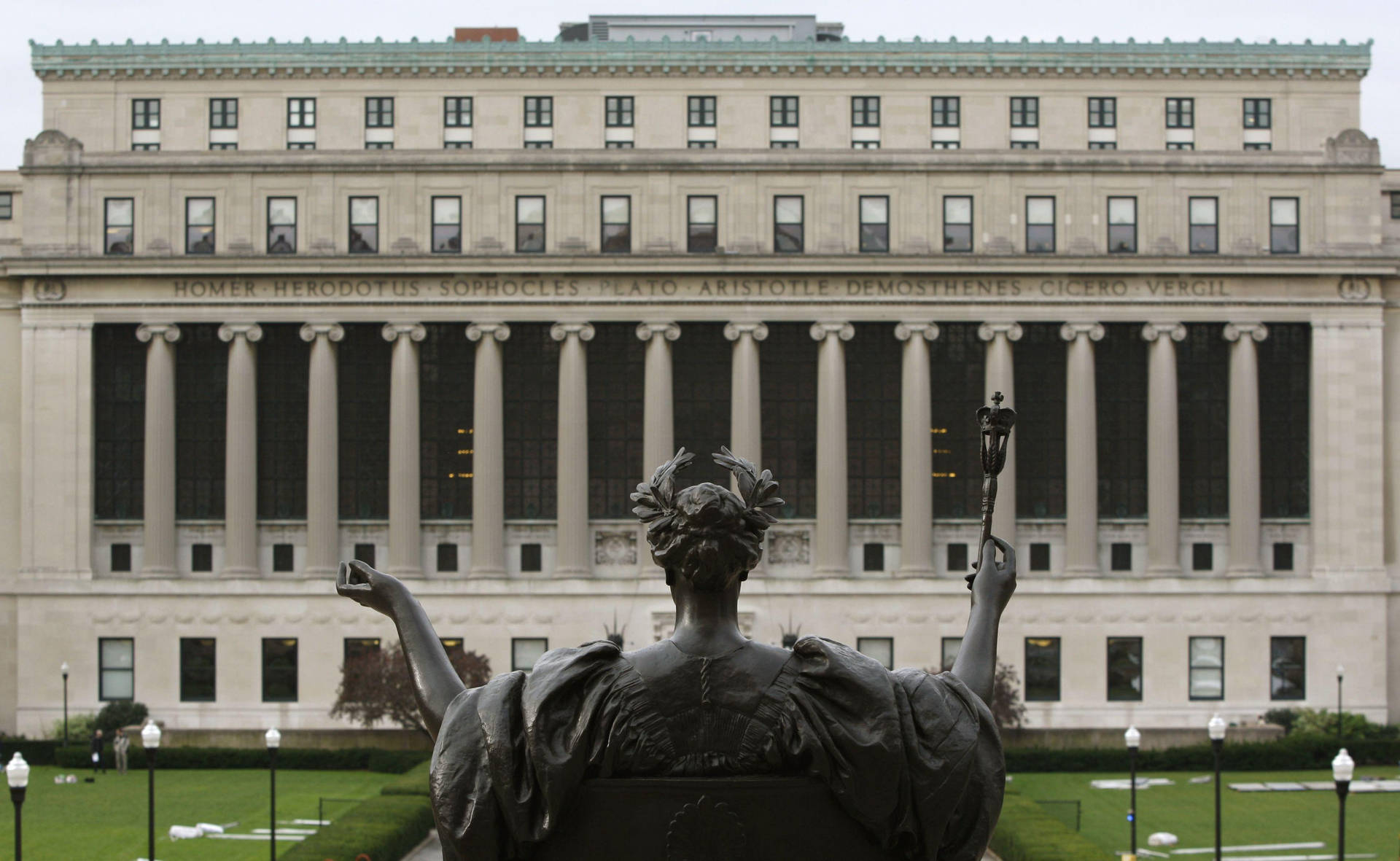 Columbia University Butler Library Alma Mater