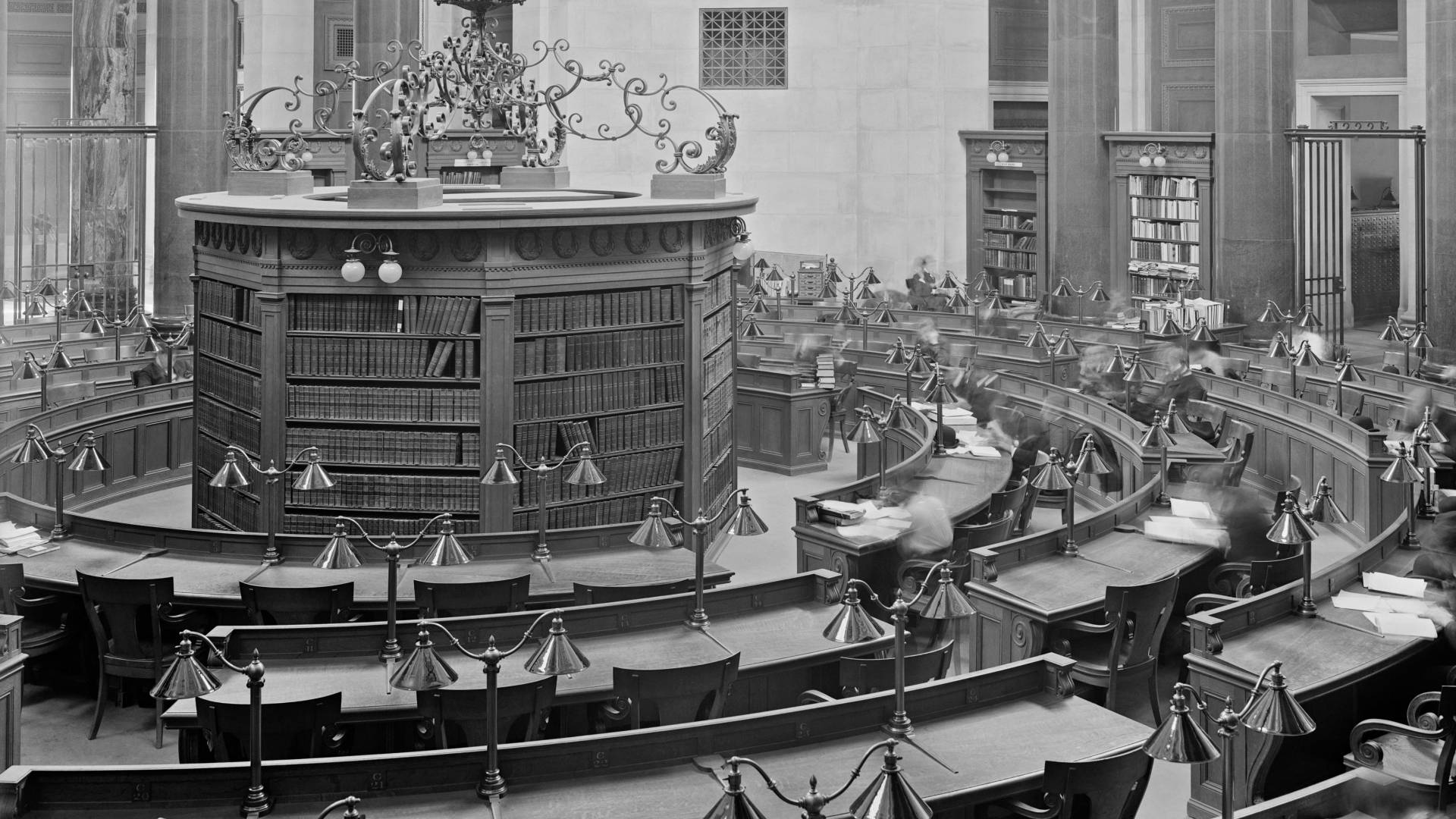 Columbia University Library During 1900s Background