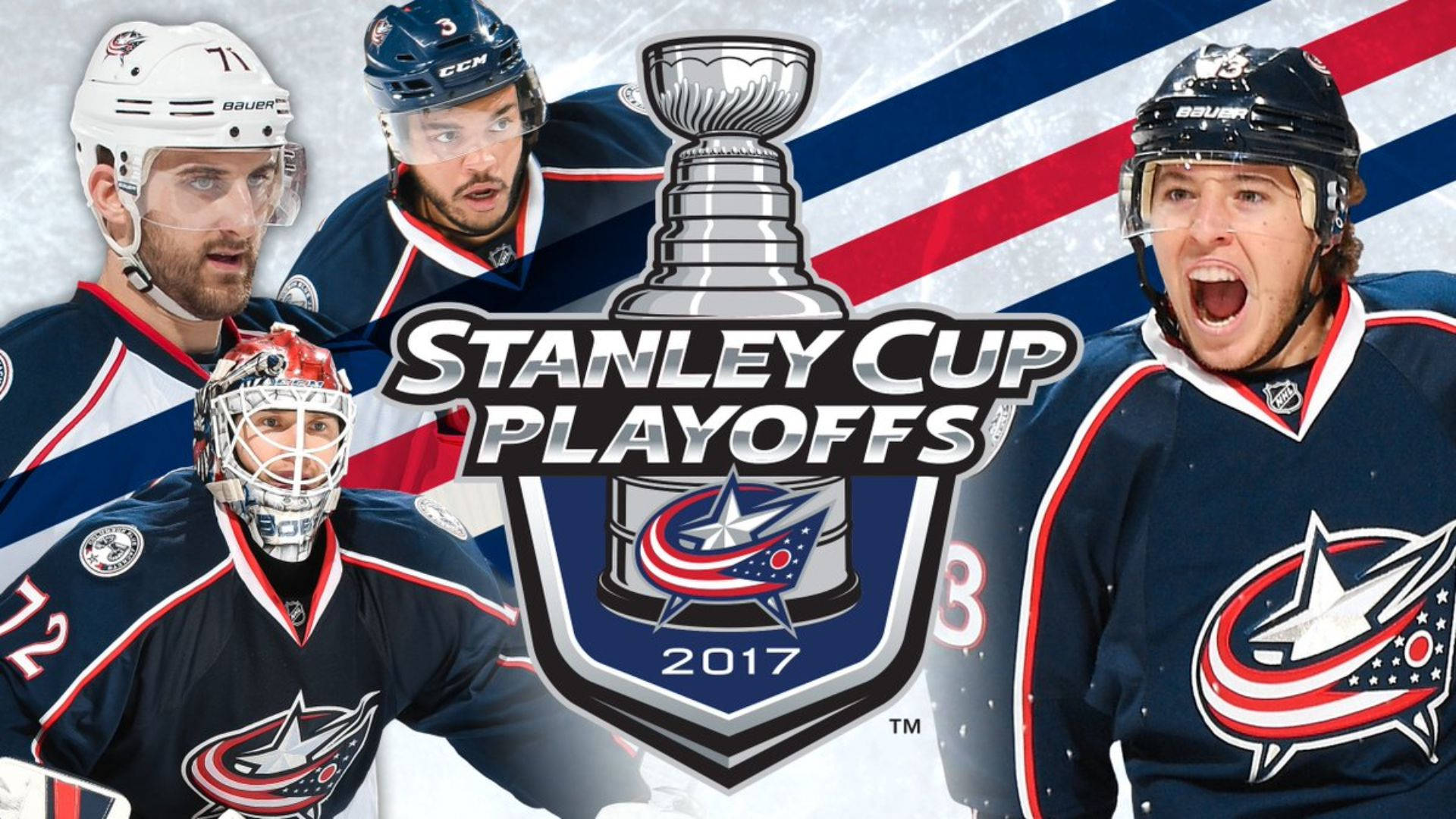 Columbus Blue Jackets Star Players Background