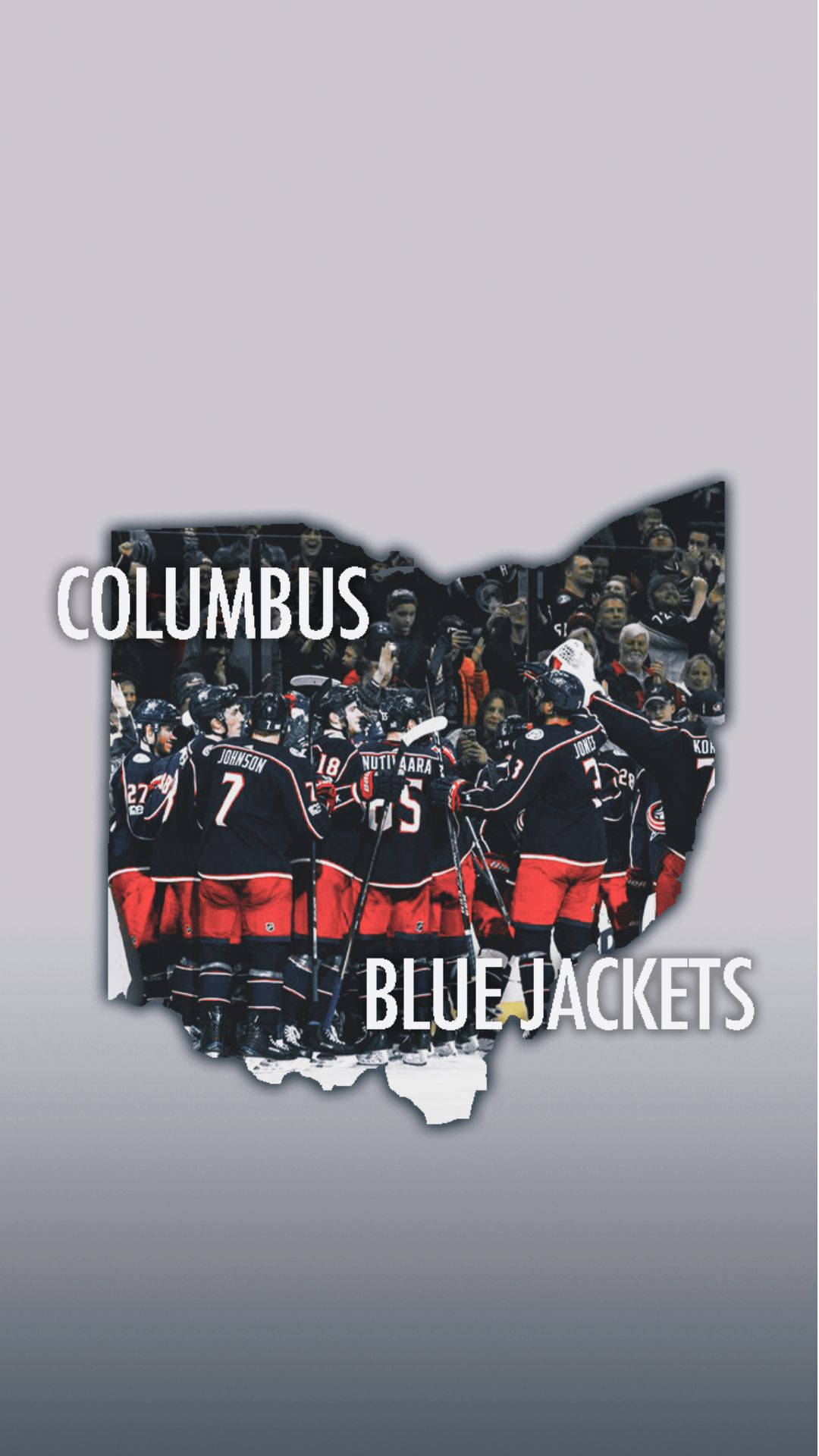 Columbus Blue Jackets Team Inside Background