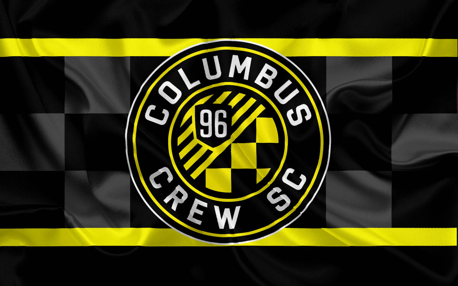 Columbus Crew Soccer Team Flag Background