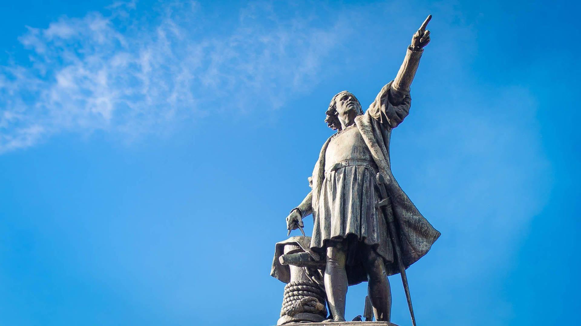 Columbus Day Christopher Columbus Statue Background