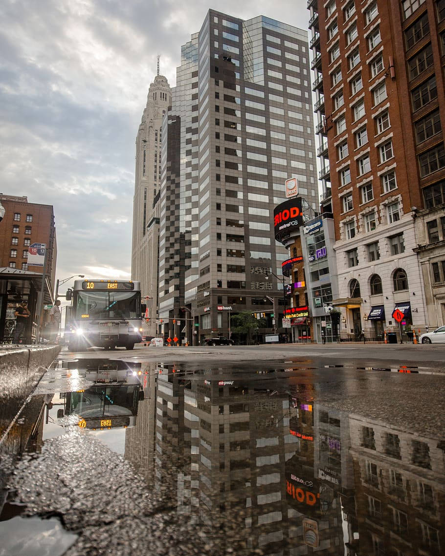 Columbus, Ohio Street Background