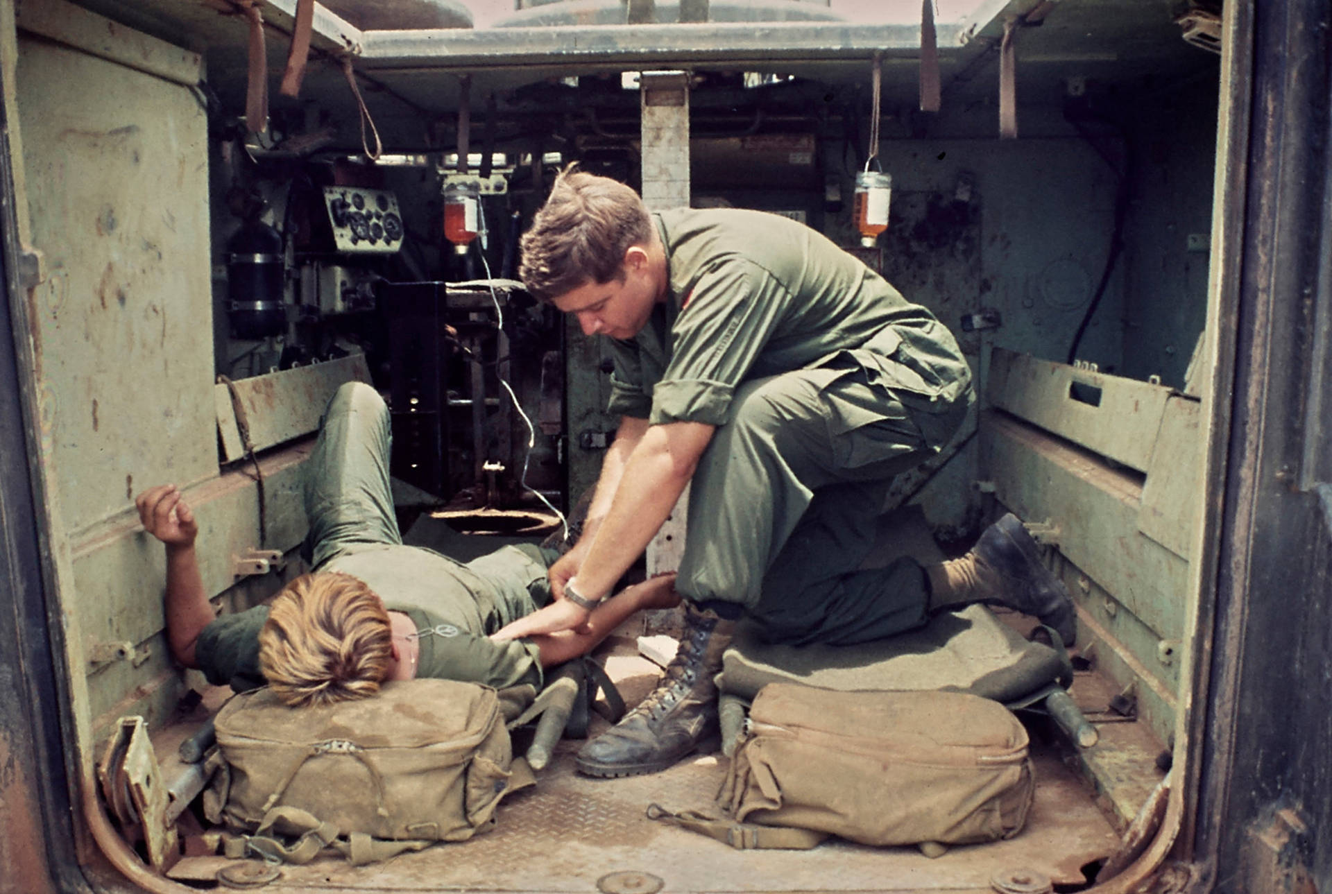 Combat Medic Soldier Vietnam War Background
