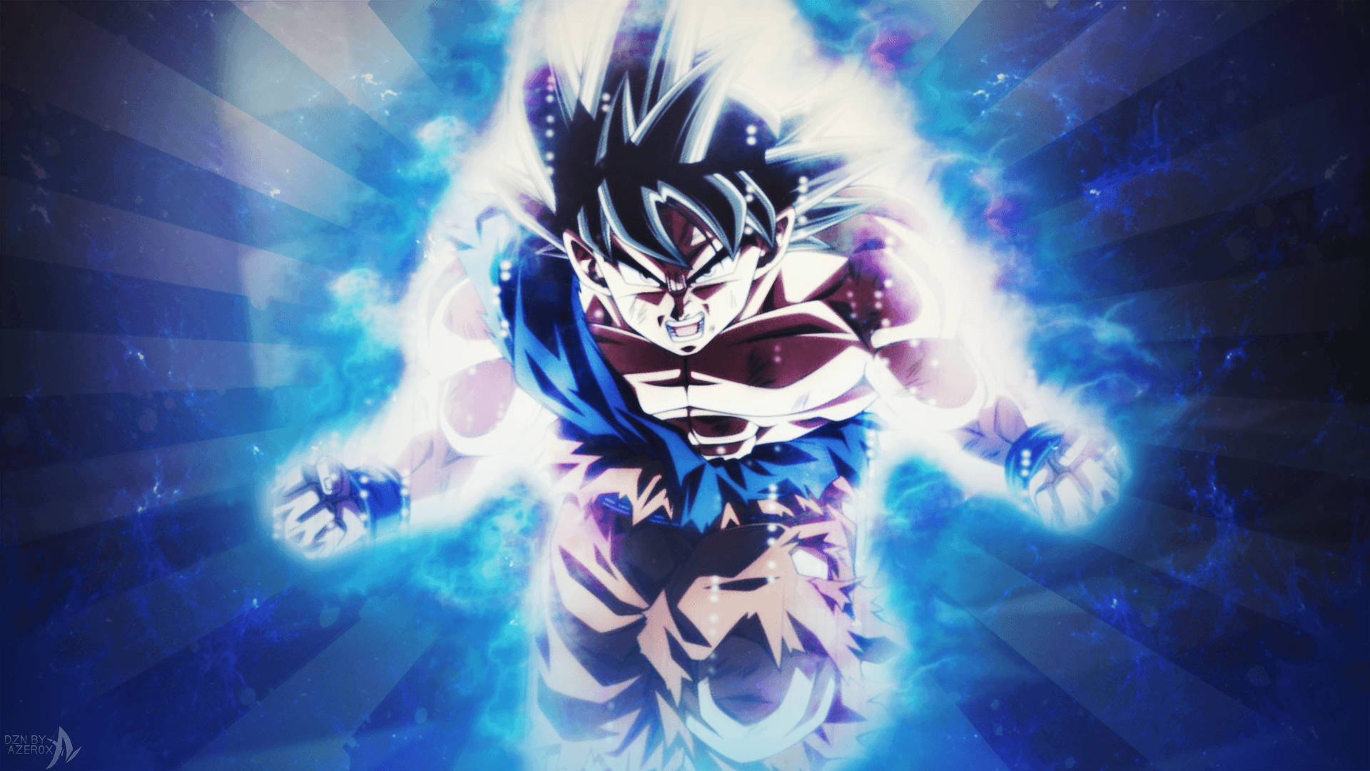 Combat Ultra Instinct Goku Background