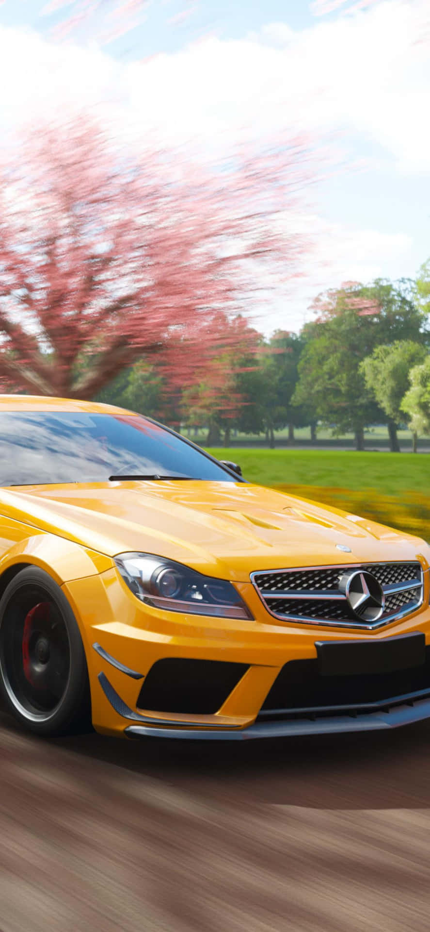 Combine Luxury And Technology With The Mercedes Benz Phone Background