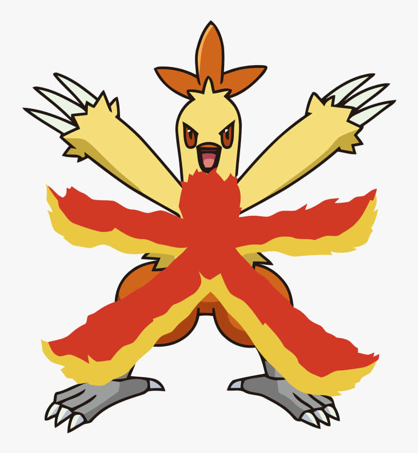 Combusken Fire Attack Background