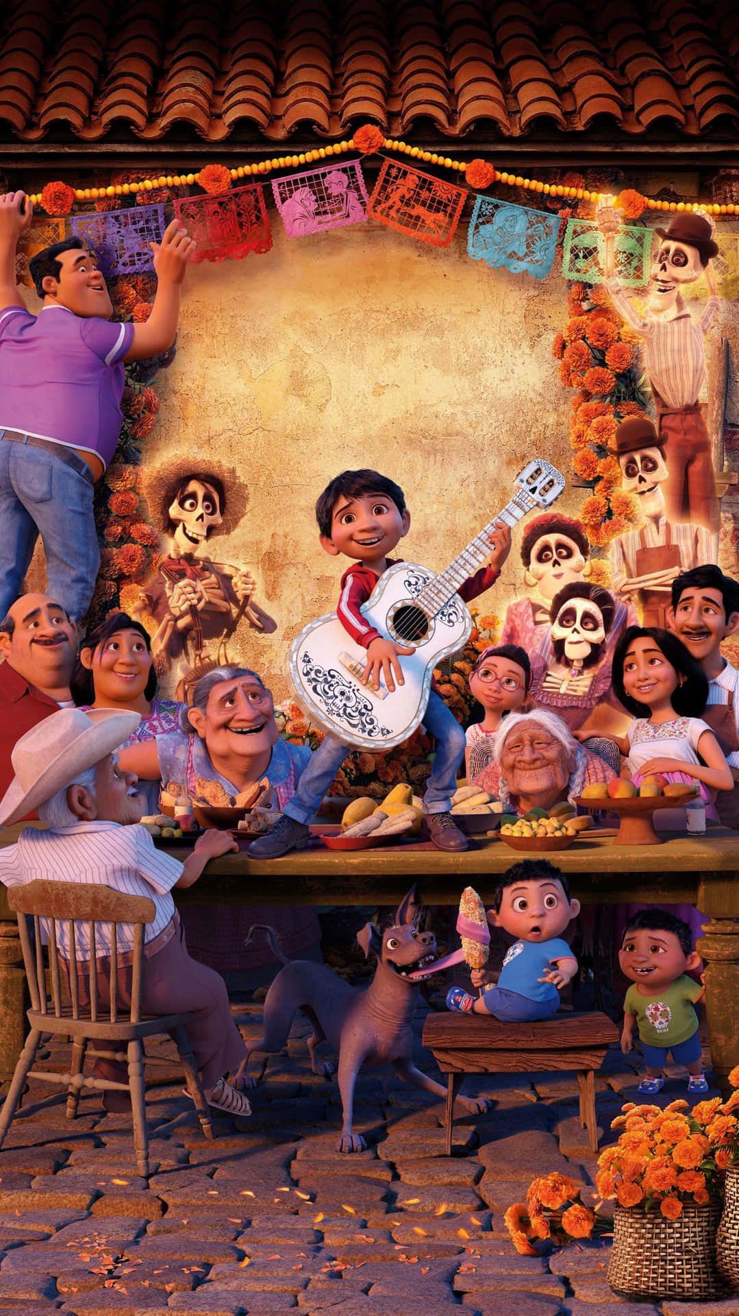 Come And Join Us On An Adventure With Miguel And His Family In The Joyous Celebration Of The Day Of The Dead. Background