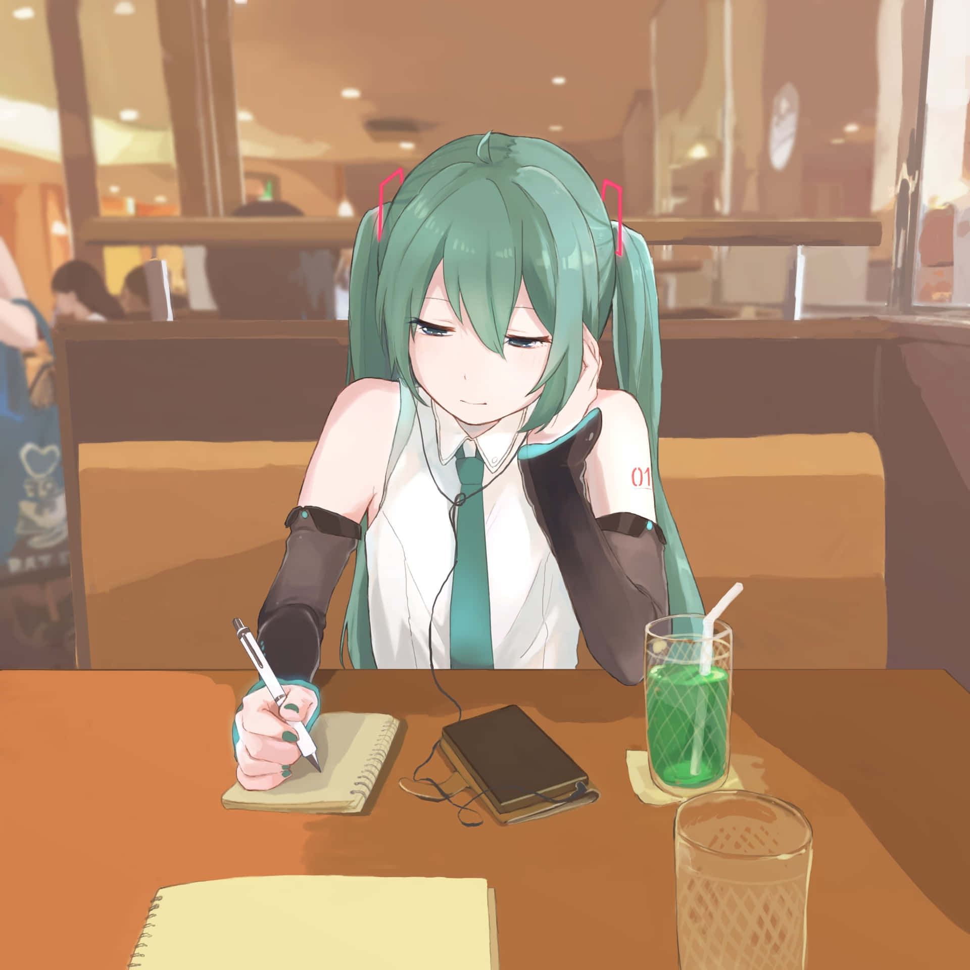 Come To Cafe Anime For A Blissful Experience! Background