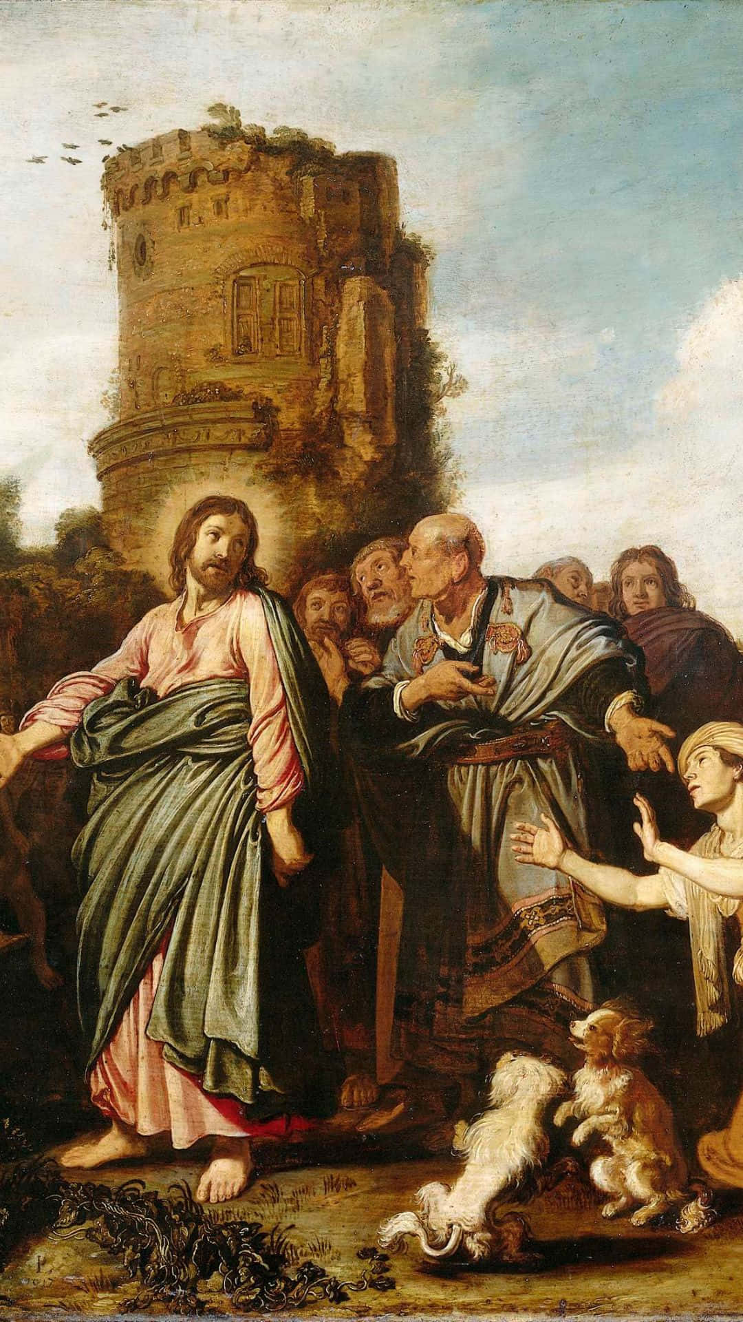 Come Unto Jesus Christ And Be Healed Background