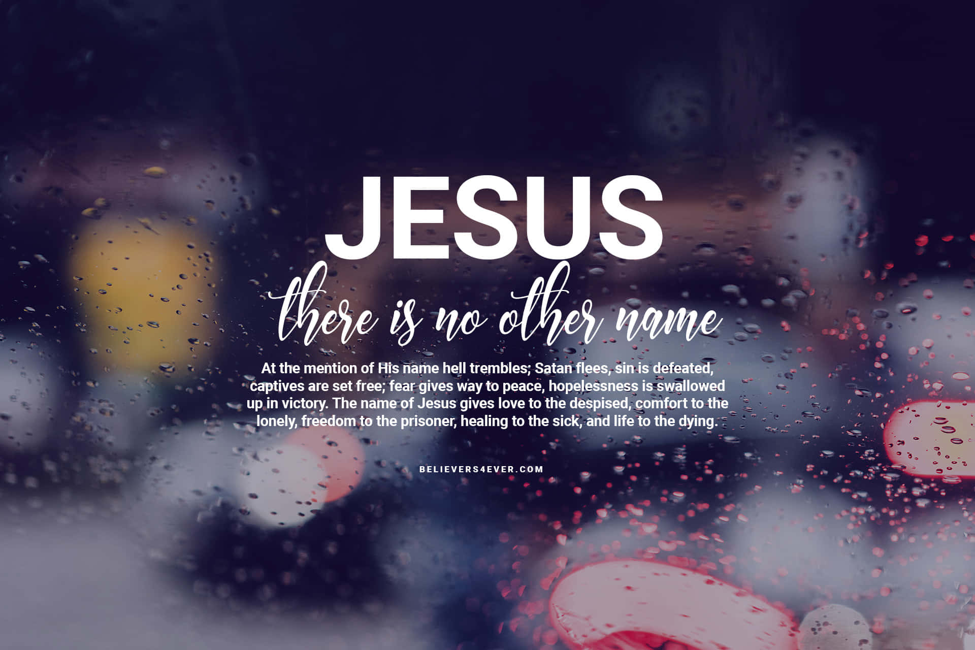 Come Within The Name Of Jesus Background