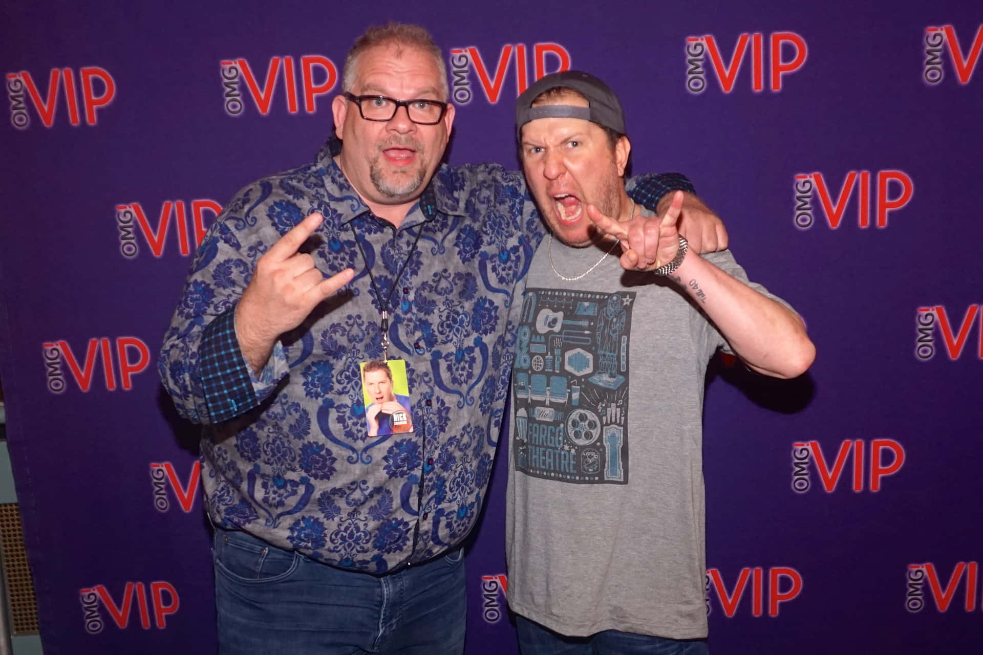 Comedian Nick Swardson Spotlight Background