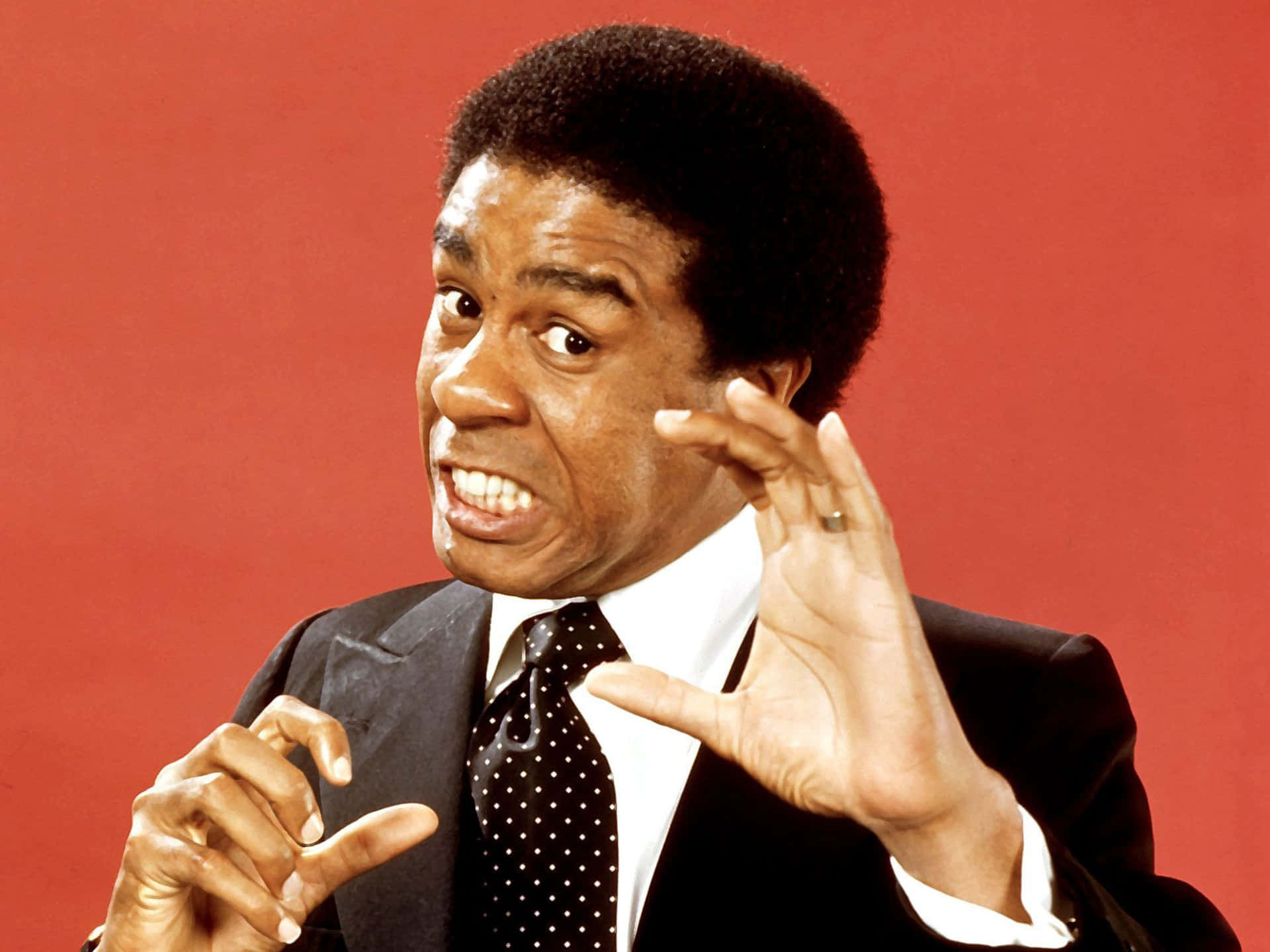 Comedian Richard Pryor Doing Stand-up In Las Vegas Background