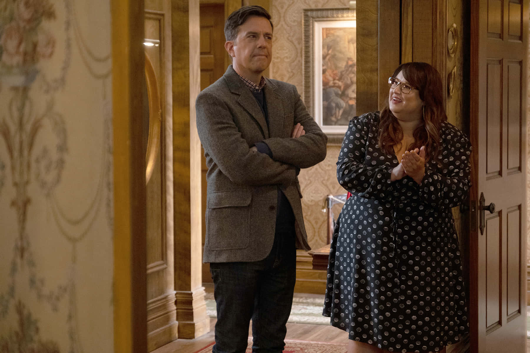 Comedic Actor Ed Helms Radiating Warmth