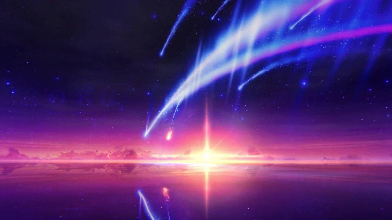 Comet Tiamat Fragments Kimi No Na Wa Background