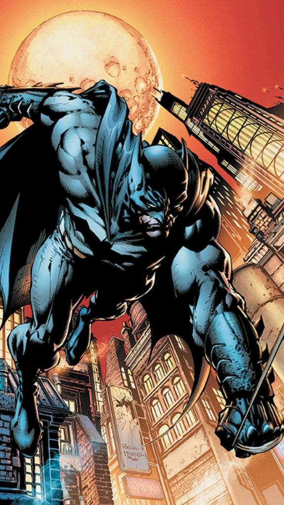 Comic Art Batman Iphone Background