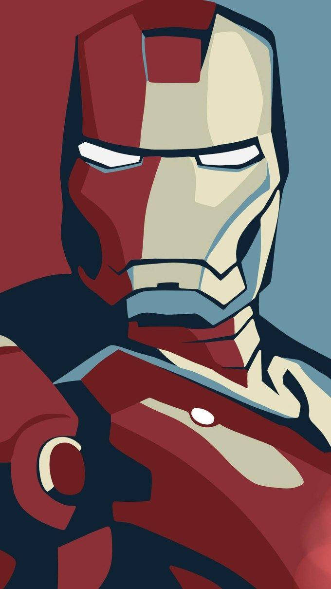 Comic Art Iron Man Iphone