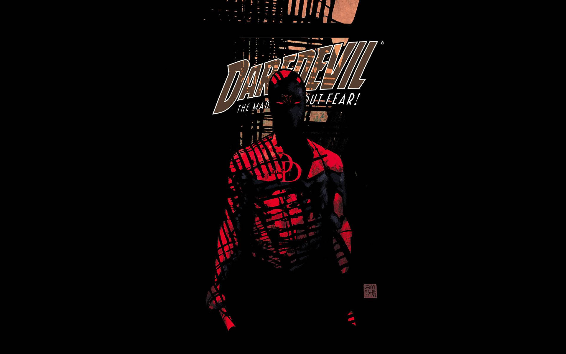 Comic Book Cover Of Daredevil Background