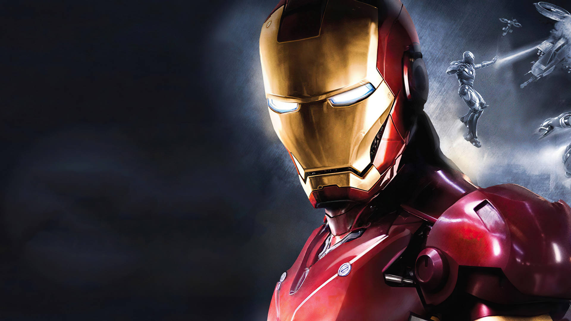 Comic Book Superhero Character Iron Man Background