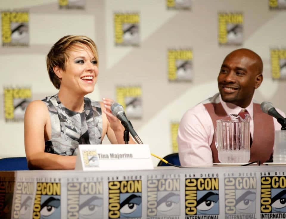 Comic Con Panel Discussionwith Celebrities Background