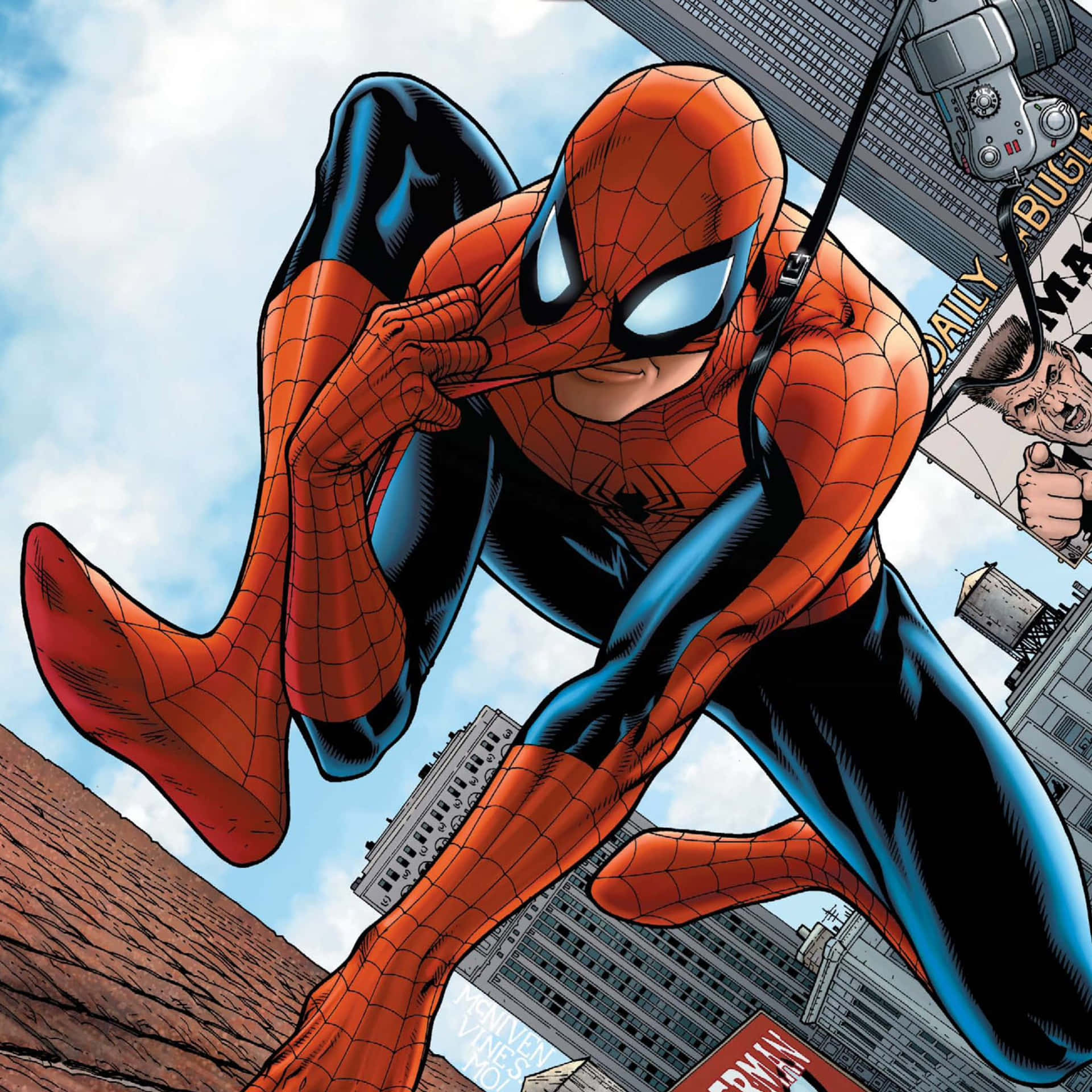 Comic Spider Man Pfp Background
