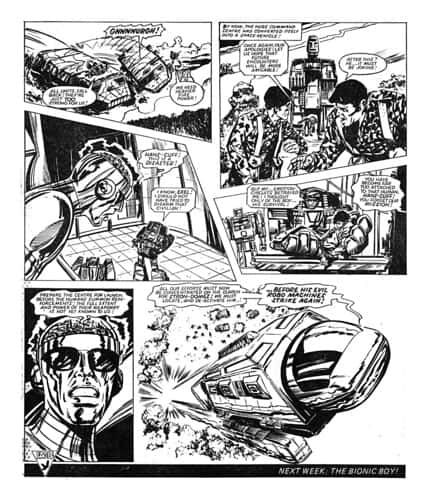 Comic Strips Challenge Of The Gobots Background