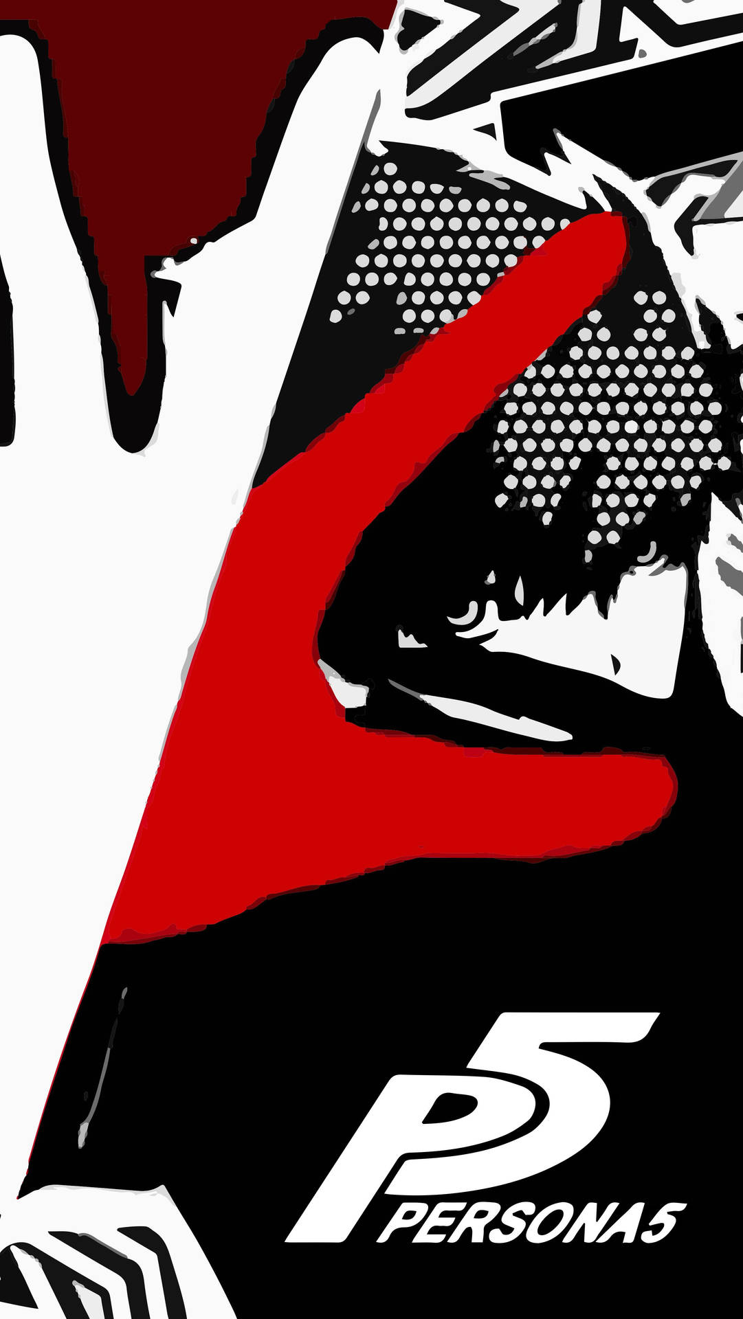 Comic Style Persona 5 Phone Background