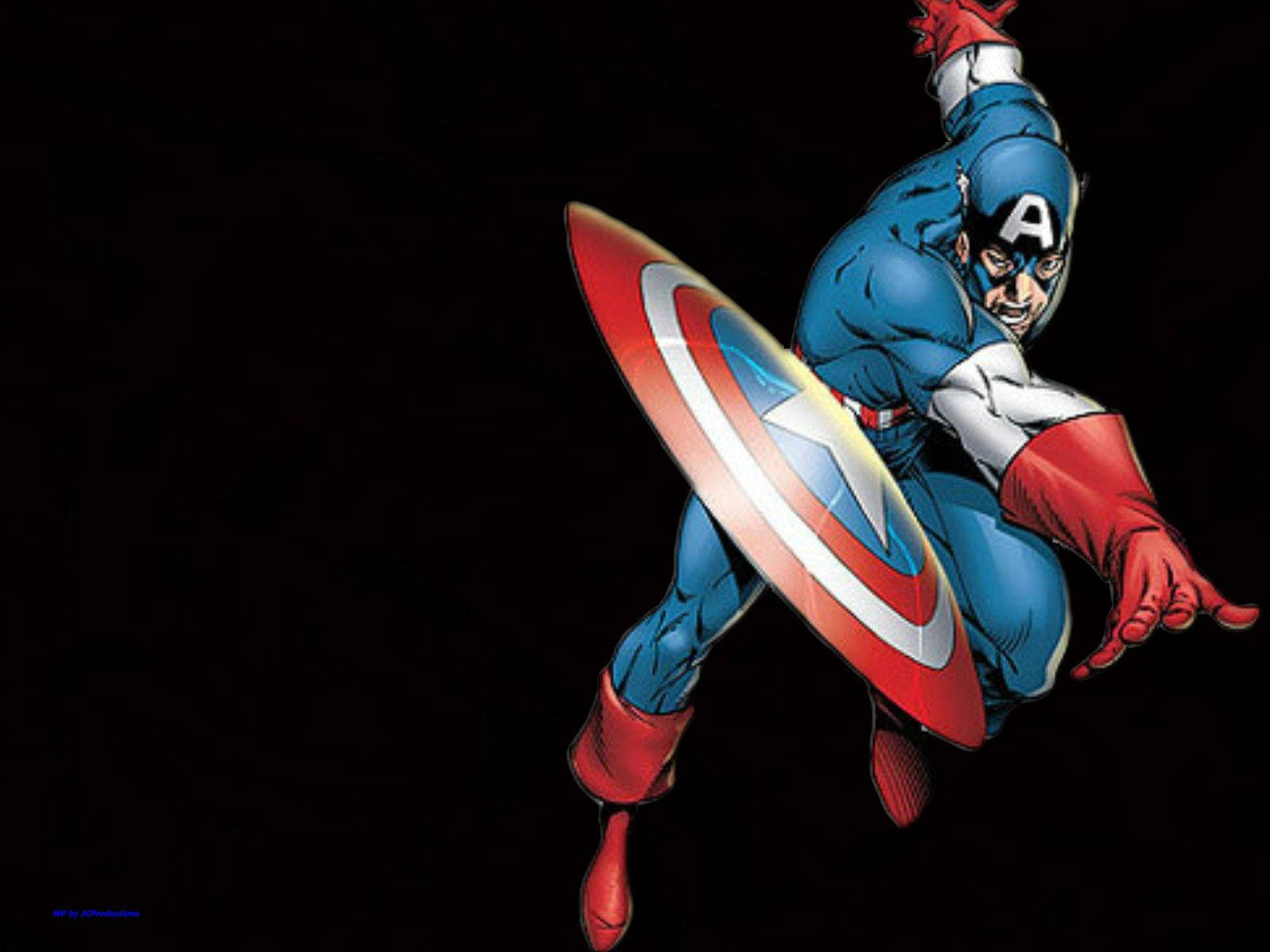 Comic Version Of Captain America Background