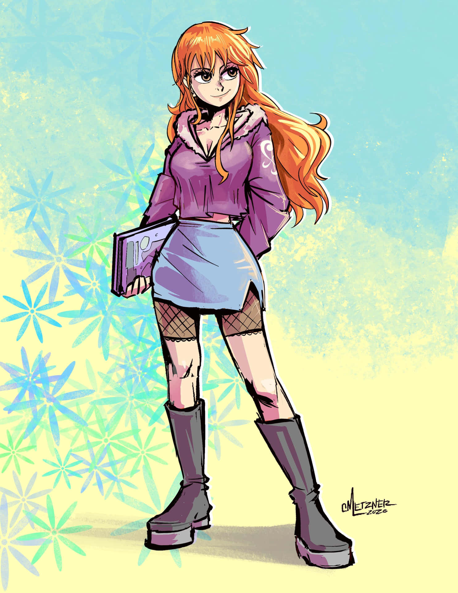 Comics Style Nami One Piece
